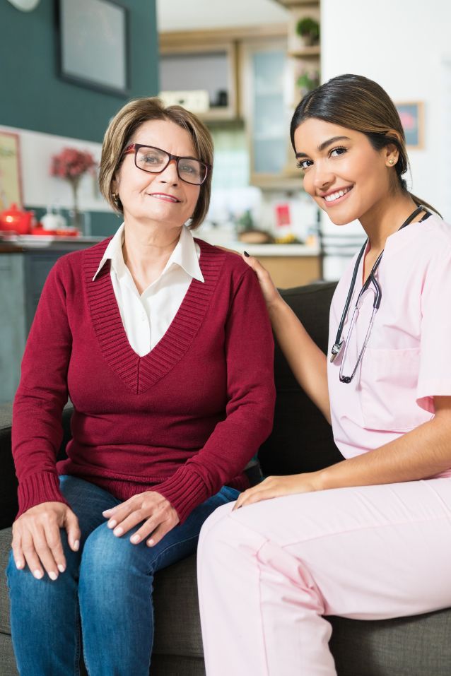 caregiver by elderly