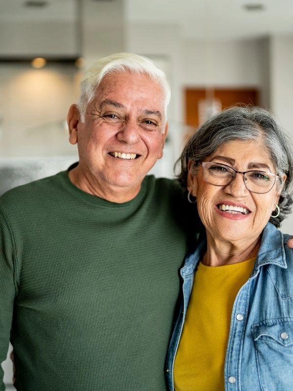 elderly couple