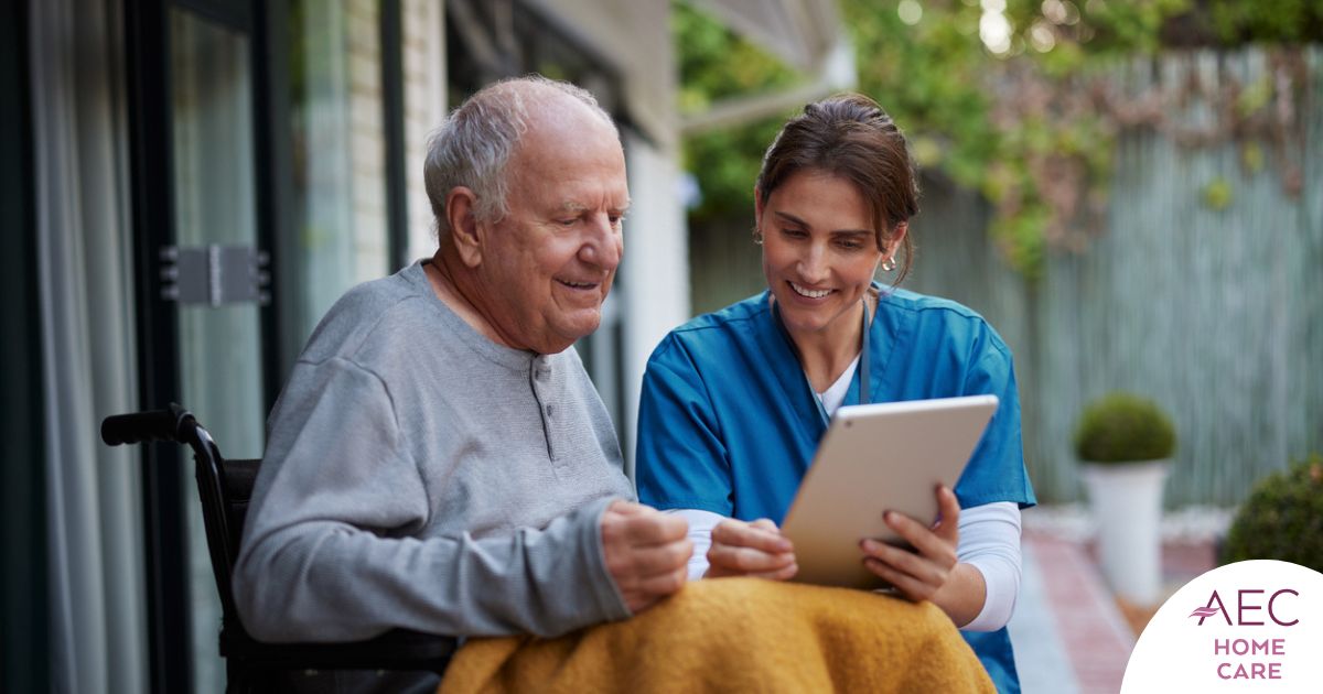 Discussing options for home care vs. assisted living